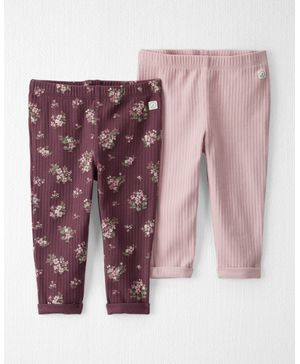 Paquete De 2 Leggings Estampado Ramillete De Bayas Salvajes Carter's Little Planet
