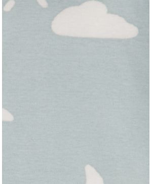 Paquete De 4 Pañaleros De Manga Larga Estampado De Nubes Carter's