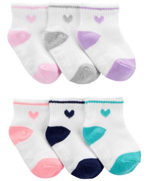 Paquete De 6 Pares De Calcetines Carter's