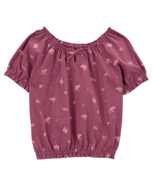 Playera Ajustada Estampado Flores De Otoño Oshkosh B'Gosh