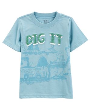 Playera Con Ilustración De Equipo De Construction Dig It Carter's