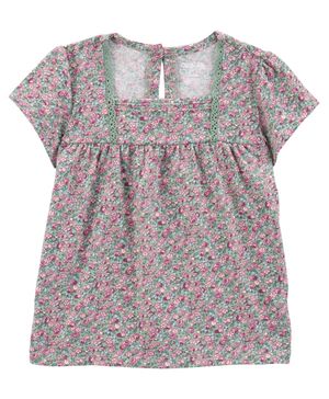 Playera Tejida De Ganchillo Con Estampado Floral Oshkosh B'Gosh