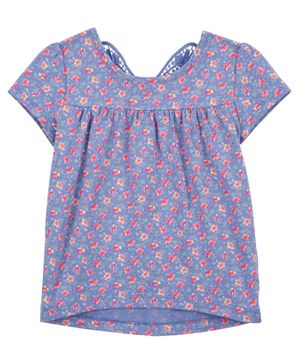 Playera Tejida De Ganchillo Con Estampado Floral Y Mariposas Oshkosh B'Gosh