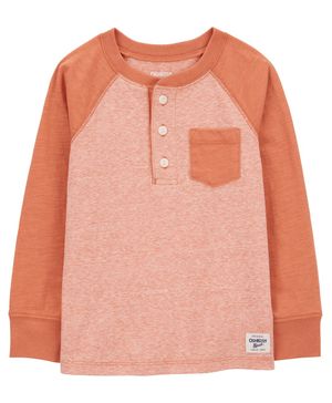 Playera Tipo Henley Con Bolsillo Oshkosh B'Gosh