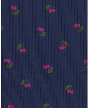 Playera Tipo Henley Estampado De Cereza Carter's