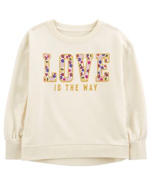Sudadera Con Frase Love Is The Way Carter's