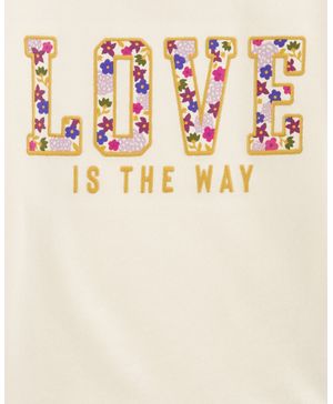 Sudadera Con Frase Love Is The Way Carter's