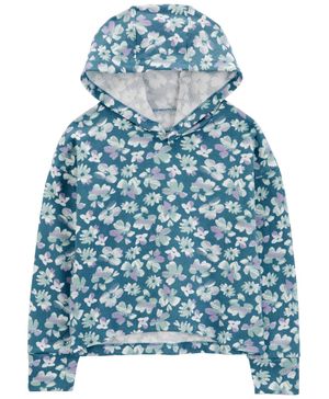 Sudadera De La Colección Active Con Capucha Estampado Floral Carter's
