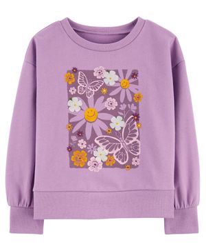Sudadera Estampado De Flower Power Carter's