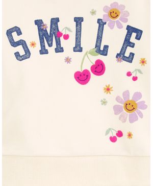 Sudadera Estampado Smile Floral Carter's