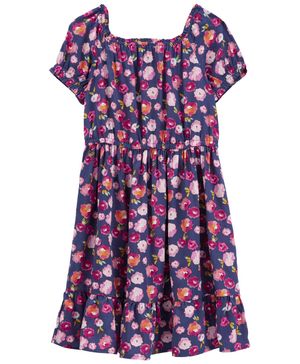 Vestido Cintura Baja Estampado Floral Carter's