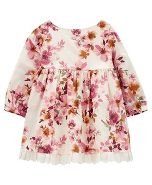 Vestido Con Adorno De Ojales Estampado Floral Oshkosh B'Gosh