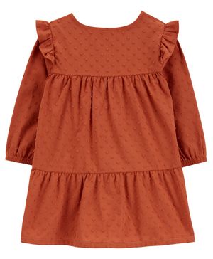 Vestido Con Olanes De Algodón Carter's
