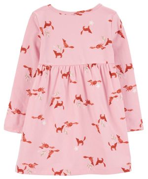 Vestido De Punto Estampado De Zorro Carter's
