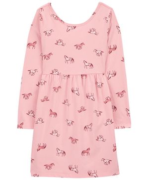 Vestido De Punto Estampado De Zorro Carter's