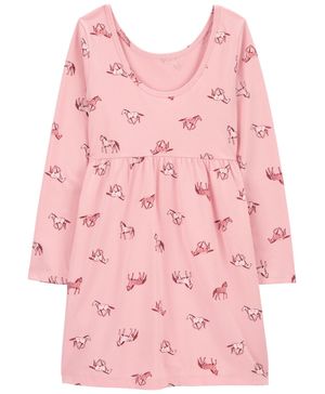 Vestido De Punto Estampado De Zorro Carter's