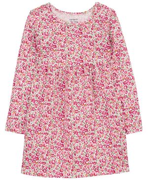 Vestido De Punto Estampado Floral Carter's
