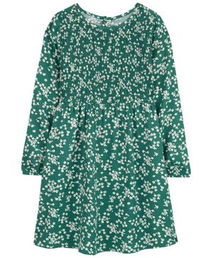 Vestido Floral De Manga Larga Carter's