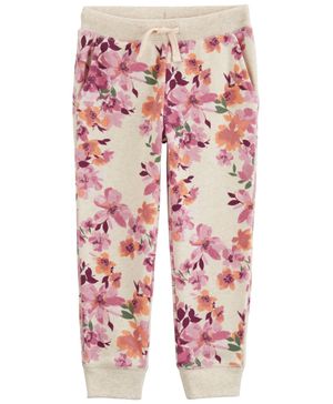 Joggers De Tela Polar Con Estampado Floral Oshkosh B'Gosh