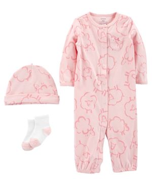 Conjunto De 3 Piezas De Bata Convertible Carter's