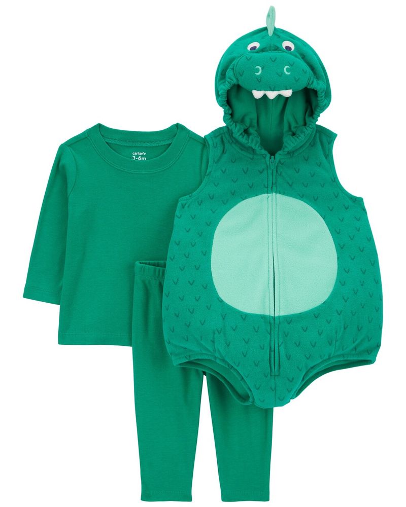 Disfraz 3 Piezas De Para Halloween Estampado De Dinosaurio Verde 1R691010 Carter s
