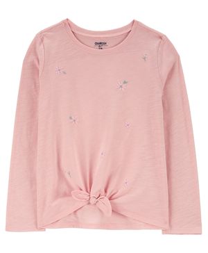 Blusa De Nudo Al Frente Con Bordado Floral Oshkosh B'Gosh