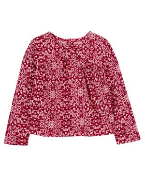 Blusa De Punto Con Flores Carter's