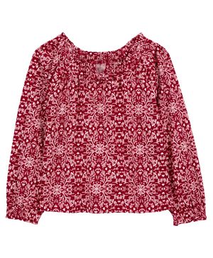 Blusa De Punto Con Flores Carter's