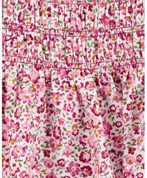 Blusa Estilo Peplum Floral Para Preescolares Carter's