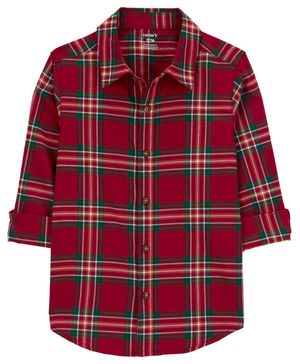Camisa De Botones A Cuadros Carter's