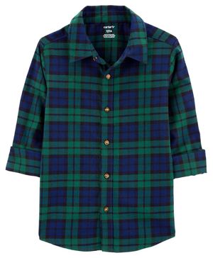 Camisa De Botones A Cuadros Carter's