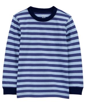 Camiseta De Manga Larga De Rayas Carter's