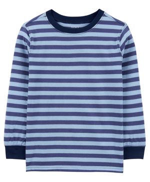 Camiseta De Manga Larga De Rayas Carter's