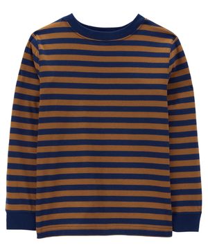Camiseta De Manga Larga De Rayas Carter's