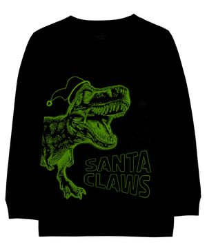 Camiseta Gráfica Dinosaurio Santa Claus Carter's