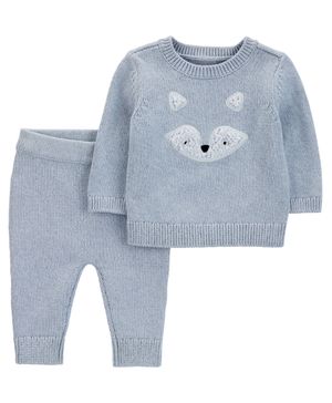 Conjunto De 2 Piezas, Sudadera Y Jogger Estampado De Zorro Carter's