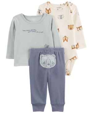 Conjunto De 3 Piezas De Ositos Carter's