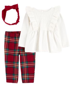 Conjunto De 3 Piezas Navideño Carter's
