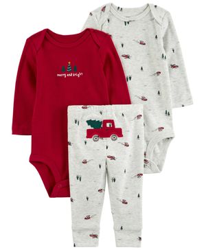 Conjunto De 3 Piezas Navideño Carter's