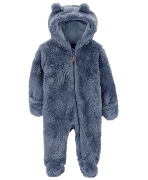 Mono Jumpsuit Acolchado Con Capucha Carter's