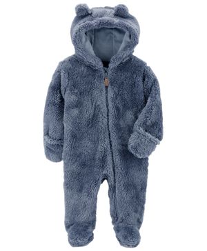 Mono Jumpsuit Acolchado Con Capucha Carter's