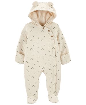 Mono Jumpsuit Acolchado Con Capucha Carter's