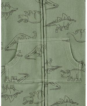 Mono Jumpsuit Con Cierre Termal, Estampado Dinosaurio Carter's