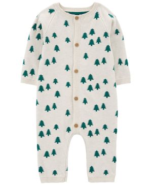 Mono Jumpsuit Tejido Con Botones Carter's