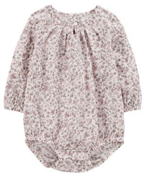 Pañalero Con Estampado Floral Y Mariposas Oshkosh B'Gosh