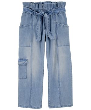 Pantalón Cargo Talla Infantil Paperbag Y Cordón En Cintura Oshkosh B'Gosh