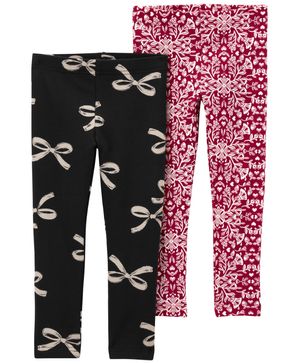 Paquete De 2 Leggings Navideños Carter's