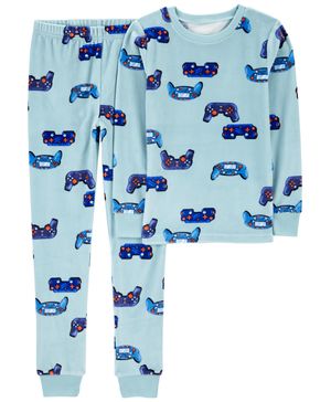 Pijama 2 Piezas De Velboa Afelpado Gráfico De Video Juegos Carter's