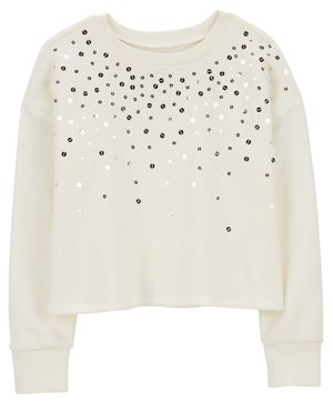 Sudadera De Tela Polar Con Lentejuelas Oshkosh B'Gosh