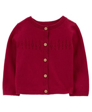 Suéter De Punto Rojo Carter's